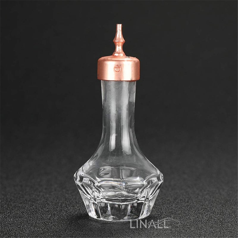 LINALL Bitters Bottle - Glass with Stainless Steel Dasher Top 50ml Professional Bar Tool for Making Craft Cocktails and the Perfect Whiskey DSBT0001 (Copper) - Image 3
